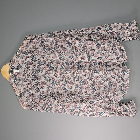 Rag and Bone Sheer Flower Button Down - Picture 2 of 4